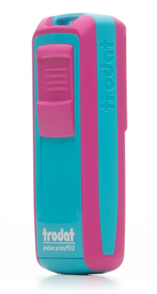 Trodat Pocket Printy 9512 pink/türkiz bélyegző