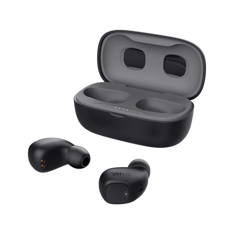 Trust Nika Compact Bluetooth True Wireless fekete fülhallgató
