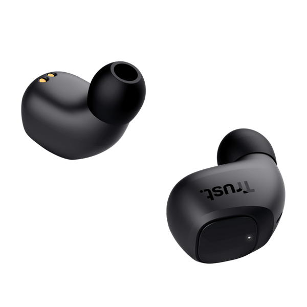 Trust Nika Compact Bluetooth True Wireless fekete fülhallgató