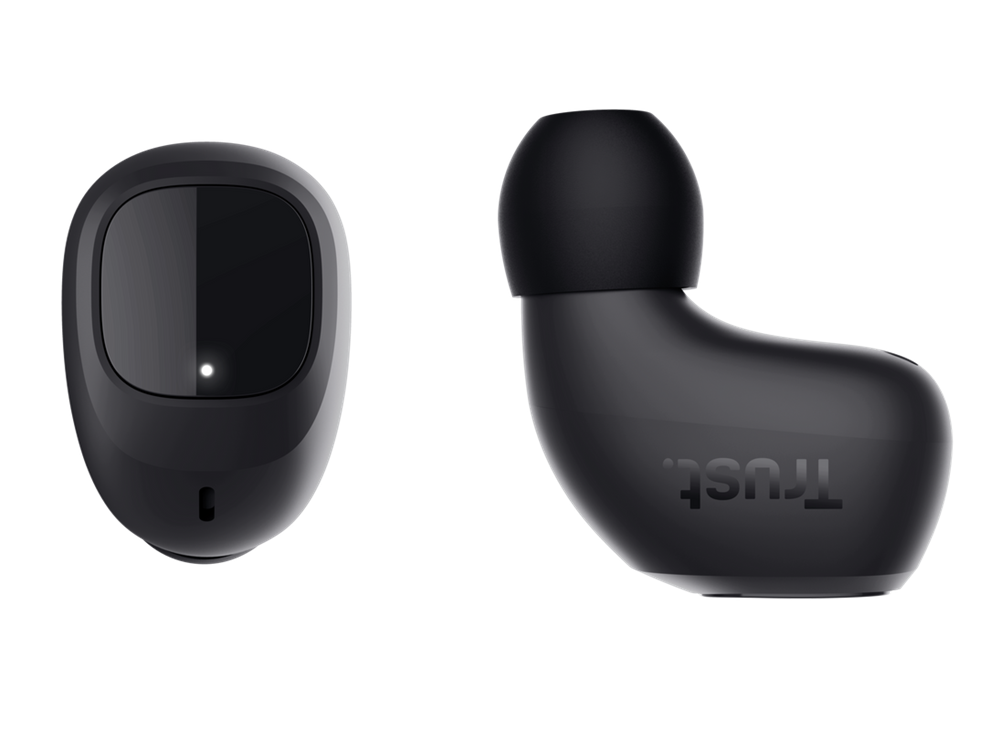 Trust Nika Compact Bluetooth True Wireless fekete fülhallgató