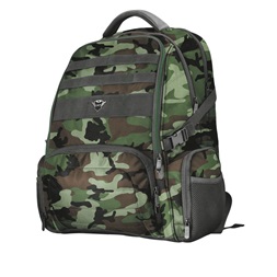 Trust GXT 1250G Hunter zöld terepmintás 17,3" gamer laptop hátizsák