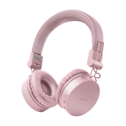 Trust Tones vezeték nélküli rózsaszín Bluetooth fejhallgató