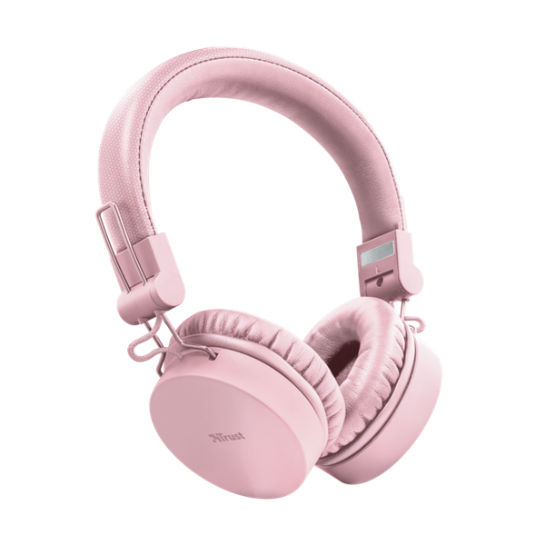 Trust Tones vezeték nélküli rózsaszín Bluetooth fejhallgató