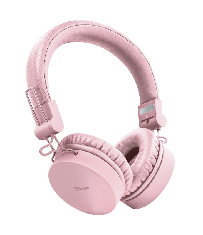 Trust Tones vezeték nélküli rózsaszín Bluetooth fejhallgató
