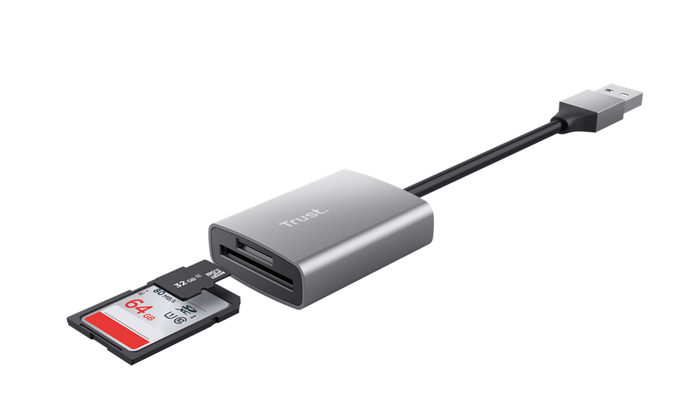 Trust Dalyx Fast USB3.2 microSD/SD kártyaolvasó