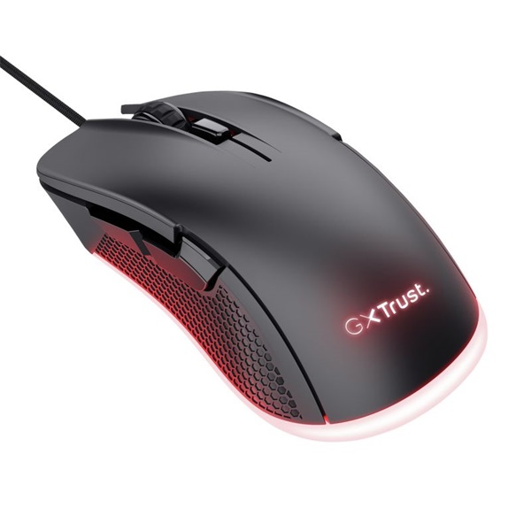 Trust GXT 922 Ybar USB RGB fekete egér
