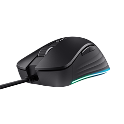 Trust GXT924 Ybar+ vezetékes fekete gamer egér