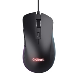 Trust GXT924 Ybar+ vezetékes fekete gamer egér