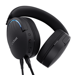 Trust GXT490 Fayzo 7.1 USB vezetékes fekete gamer headset