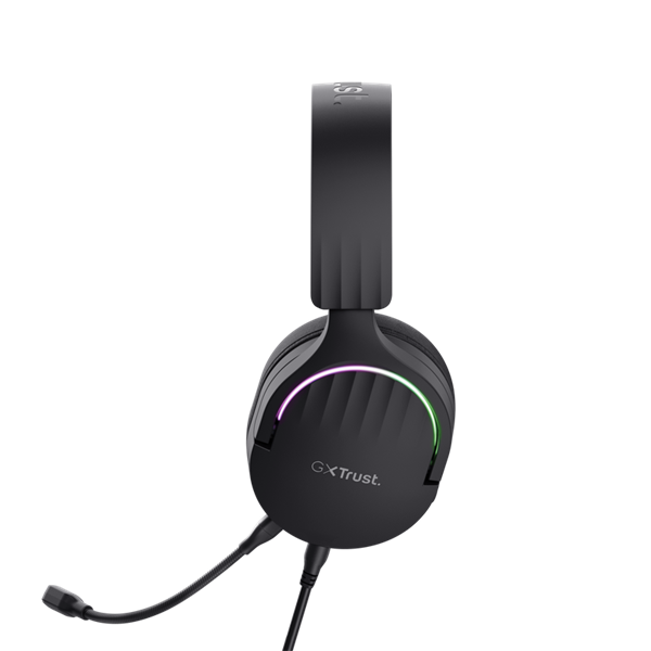 Trust GXT490 Fayzo 7.1 USB vezetékes fekete gamer headset