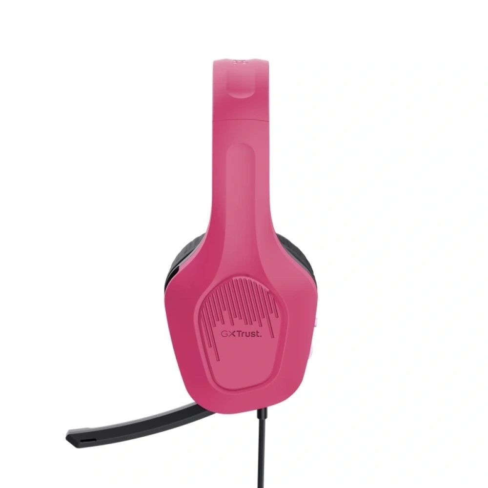 Trust 24992 GXT 415P Zirox rózsaszín mikrofonos gamer headset