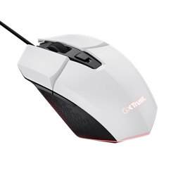 Trust GXT109W Felox vezetékes fehér gamer egér