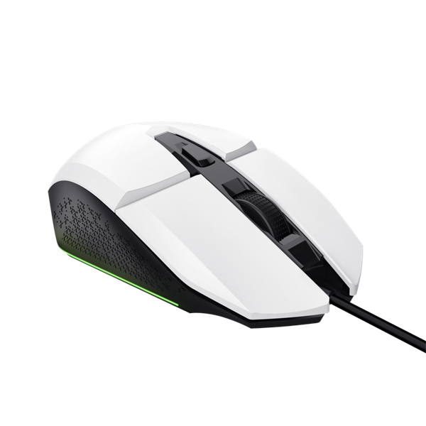 Trust GXT109W Felox vezetékes fehér gamer egér