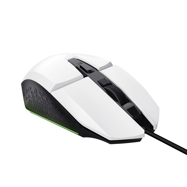 Trust GXT109W Felox vezetékes fehér gamer egér