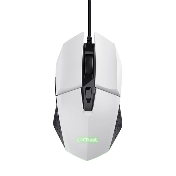 Trust GXT109W Felox vezetékes fehér gamer egér