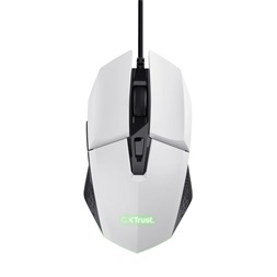 Trust GXT109W Felox vezetékes fehér gamer egér