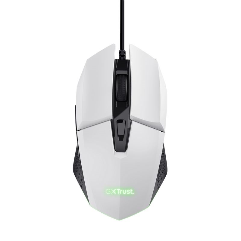 Trust GXT109W Felox vezetékes fehér gamer egér