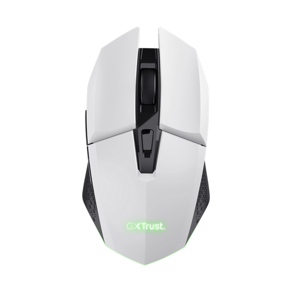 Trust GXT110W Felox vezeték nélküli fehér gamer egér