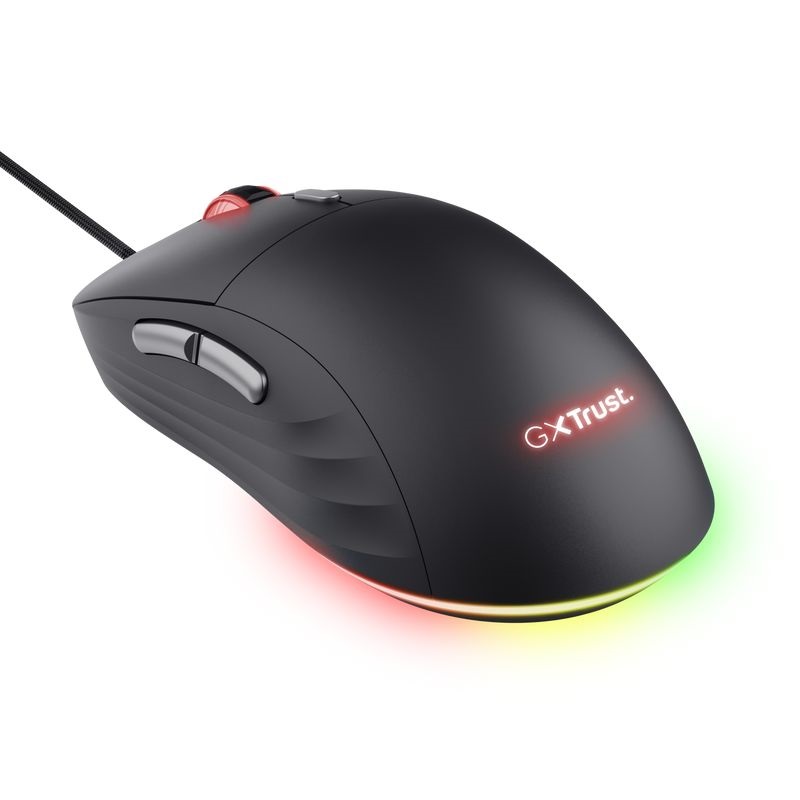 Trust GXT925 Redex II Lightweight vezetékes fekete gamer egér