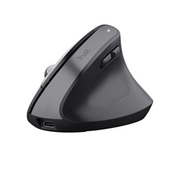 Trust 25146 Bayo+ vezeték nélküli fekete többeszközös ergonómikus egér