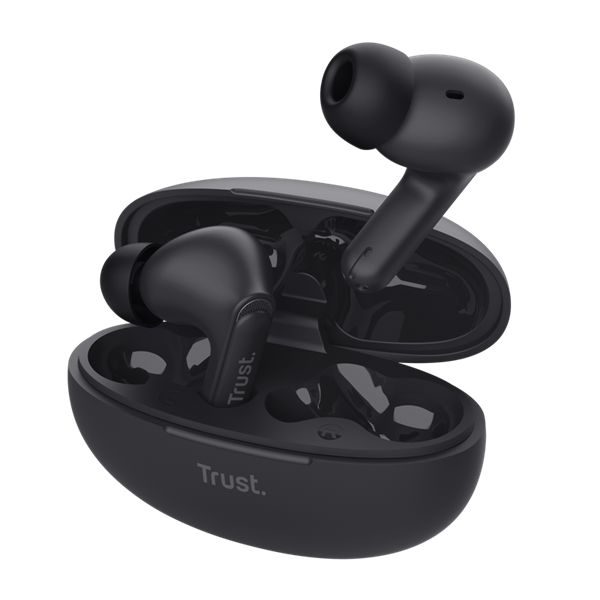 Trust Yavi ENC True Wireless Bluetooth fekete fülhallgató