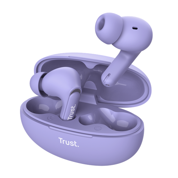 Trust Yavi ENC True Wireless Bluetooth lila fülhallgató