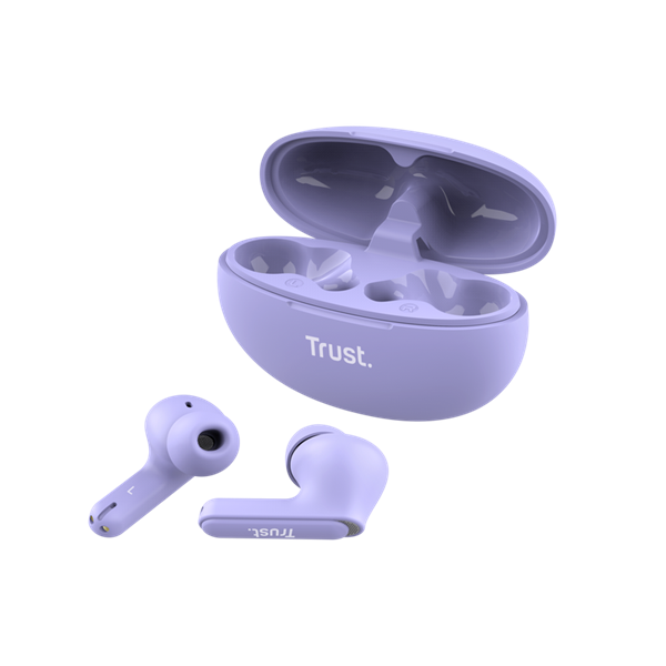 Trust Yavi ENC True Wireless Bluetooth lila fülhallgató
