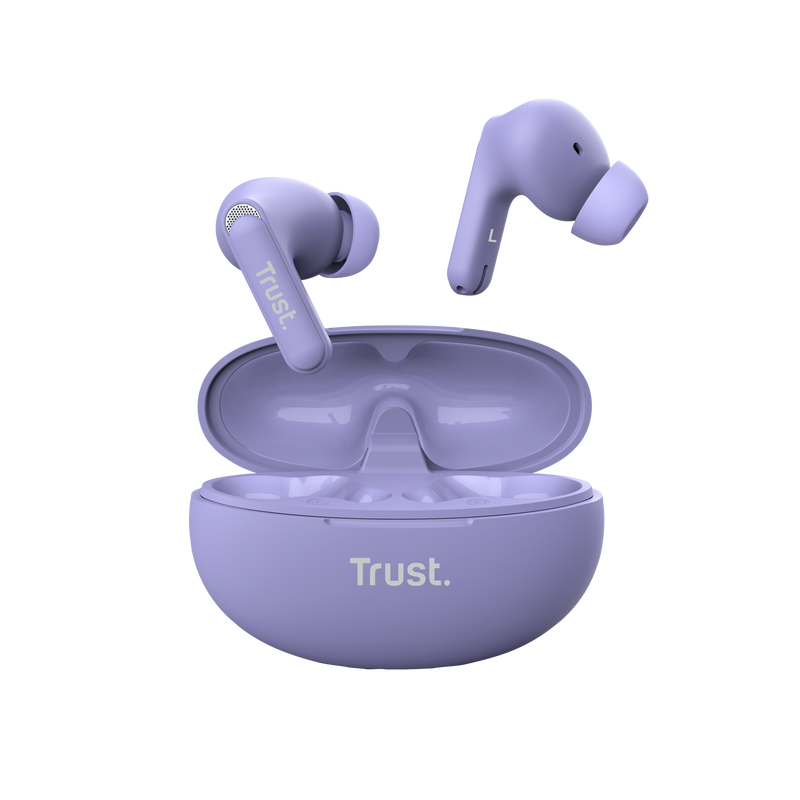 Trust Yavi ENC True Wireless Bluetooth lila fülhallgató