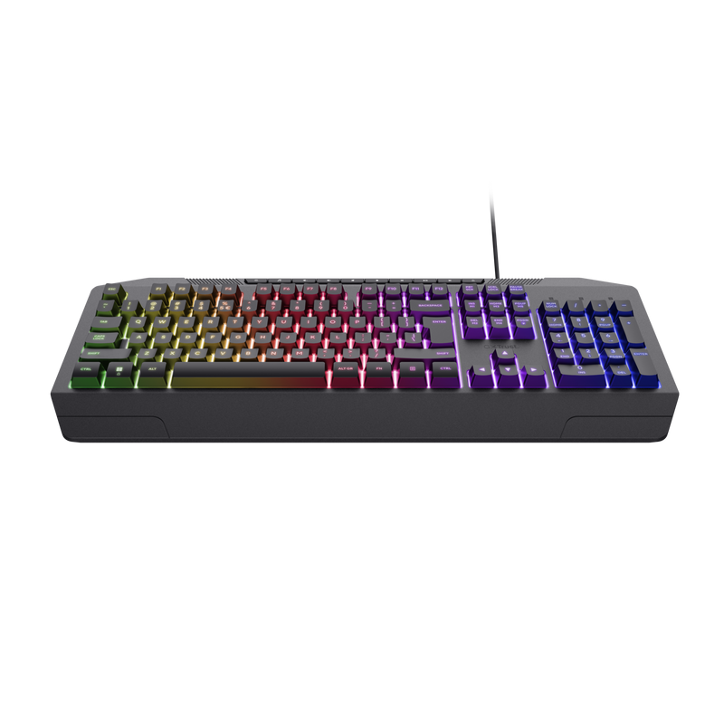 Trust GXT836 Evocx HU vezetékes fekete gamer billentyűzet