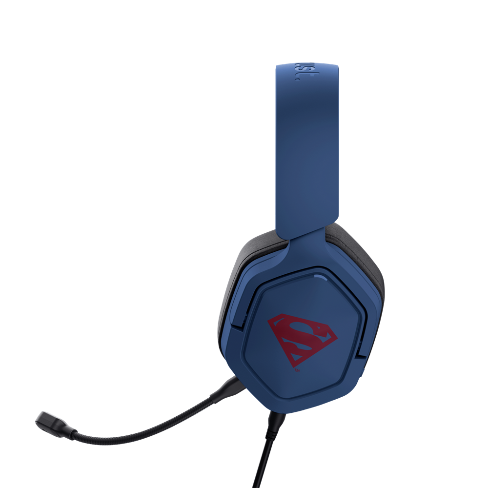 Trust 25739 GXT492SM Carus Superman multiplatform vezetékes gamer headset