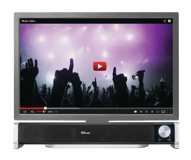 Trust Asto Sound Bar 2.0 12W fekete PC hangszóró