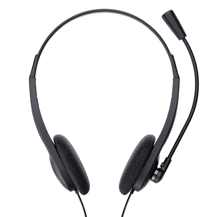 Trust Basics fekete vezetékes headset