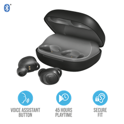 Trust Duet XP Bluetooth True Wireless Bluetooth fekete fülhallgató
