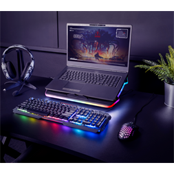 Trust GXT 1126 AURA RGB notebook hűtőpad
