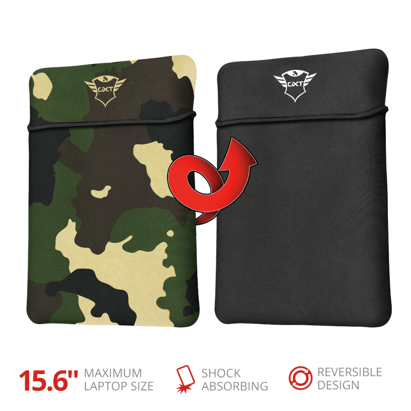 Trust GXT 1242C Lido dzsungel álcafestéses 15,6" notebook tok
