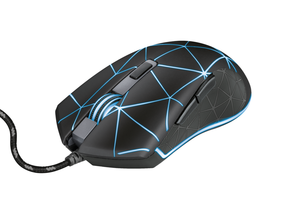 Trust GXT 133 Locx fekete gamer egér