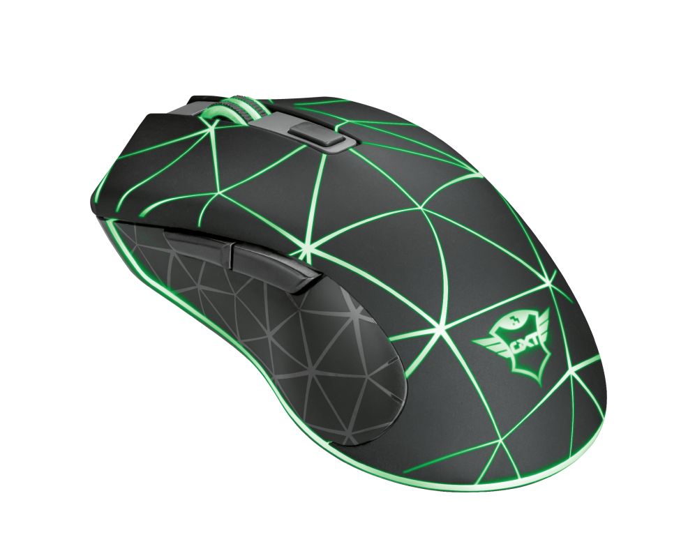 Trust GXT 133 Locx fekete gamer egér