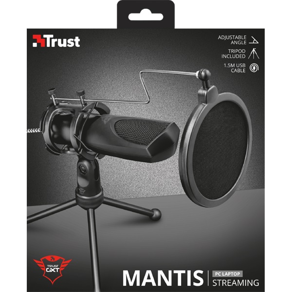 Trust GXT 232 Mantis Streaming USB gamer mikrofon