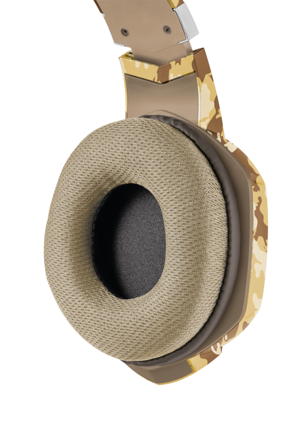 Trust GXT 322D Carus sivatag álcafestéses gamer headset