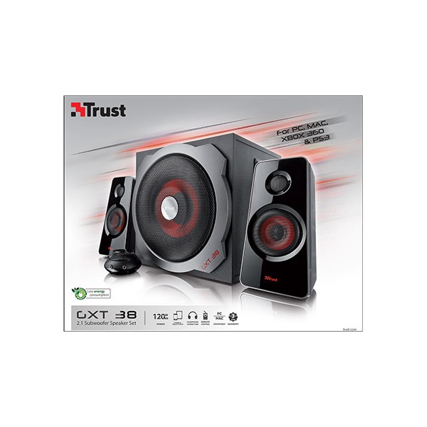 Trust GXT 38 Tytan 2.1 Ultimate Bass jack 60W fa gamer hangszóró