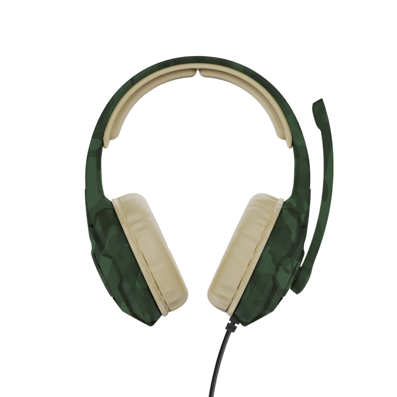 Trust GXT 411C Radius zöld terepszínű gamer headset
