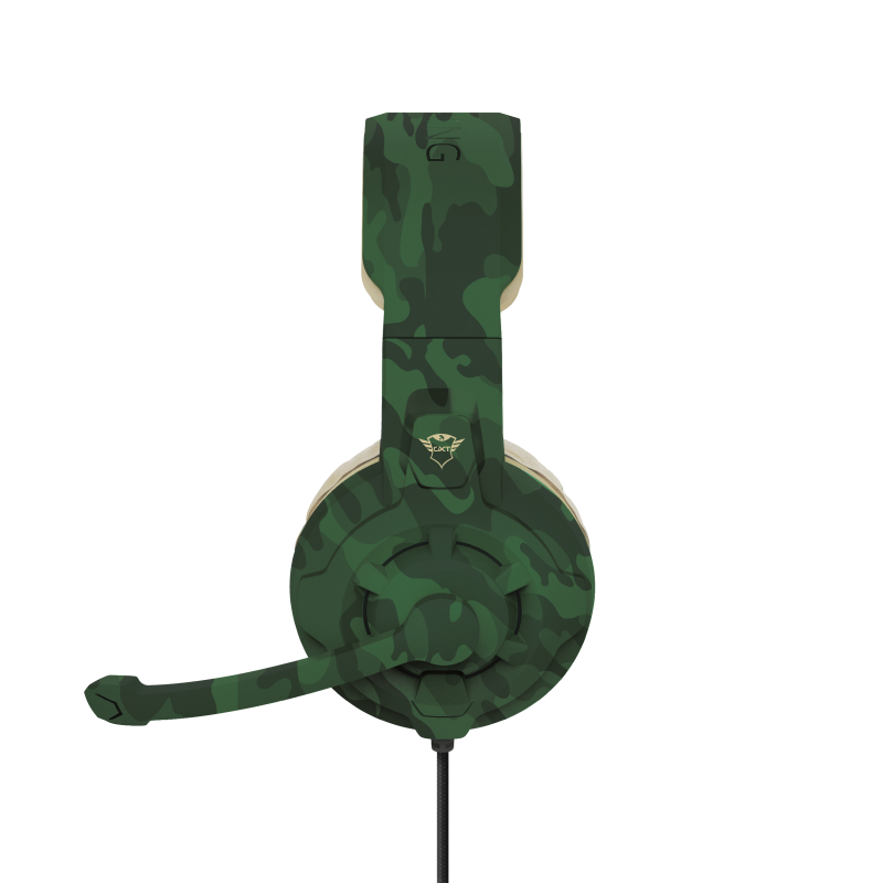 Trust GXT 411C Radius zöld terepszínű gamer headset