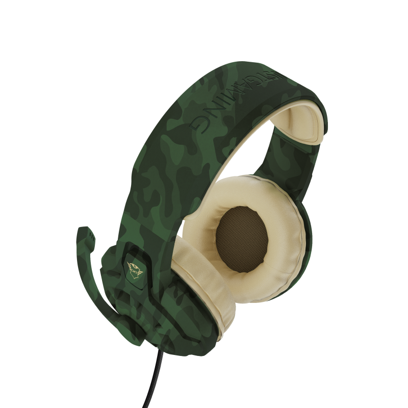 Trust GXT 411C Radius zöld terepszínű gamer headset