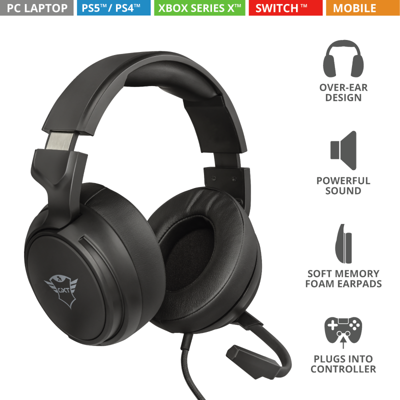 Trust GXT 433 Pylo gamer headset