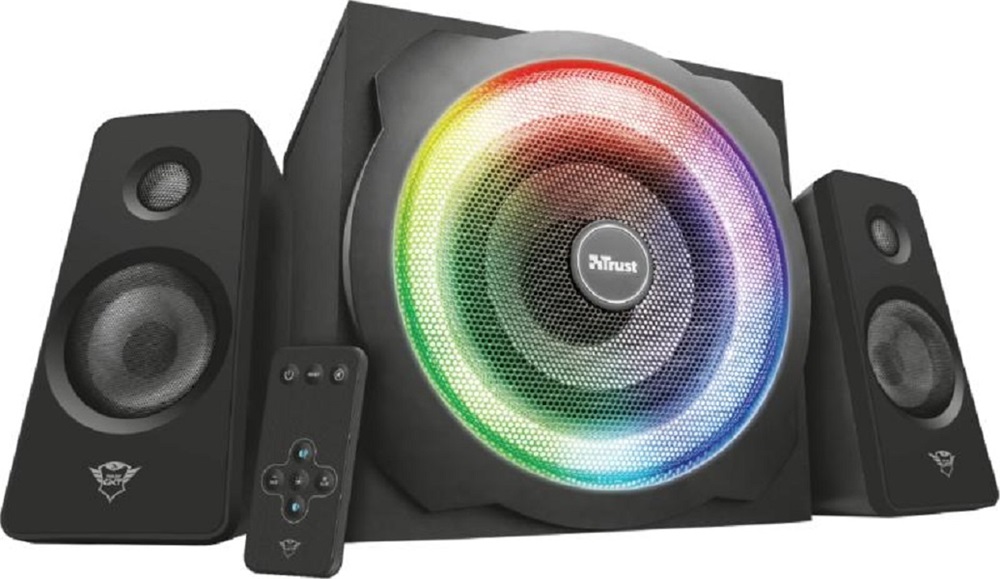 Trust GXT 629 Tytan 2.1 Speaker RGB jack 120W fa gamer hangszóró