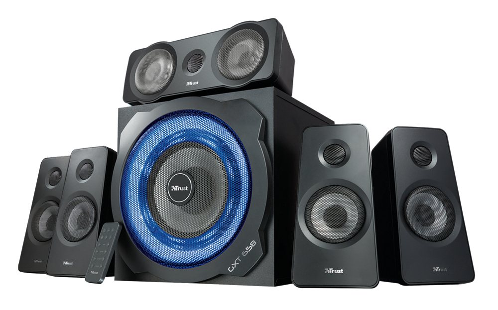 Trust GXT 658 Tytan 5.1 Surround gaming jack 180W fa gamer hangszóró