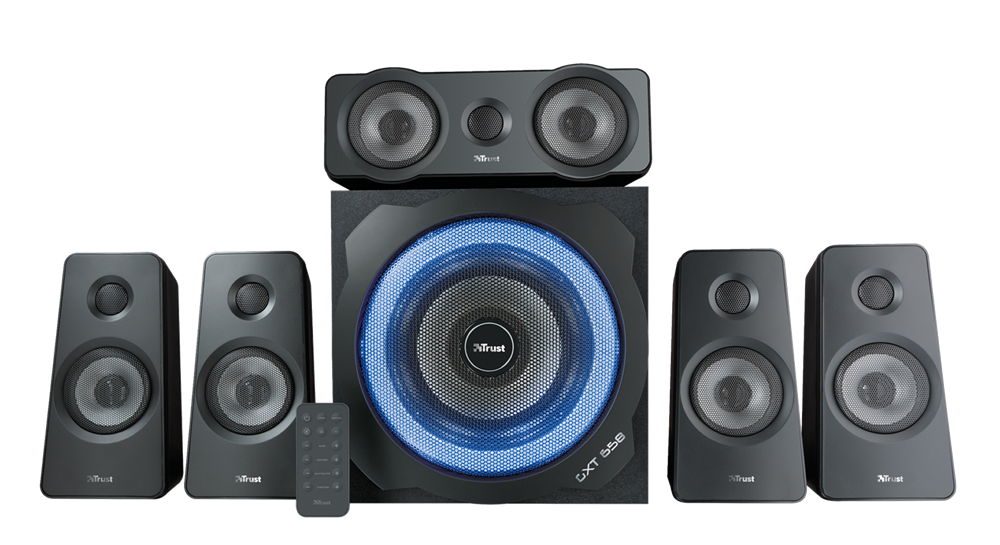 Trust GXT 658 Tytan 5.1 Surround gaming jack 180W fa gamer hangszóró
