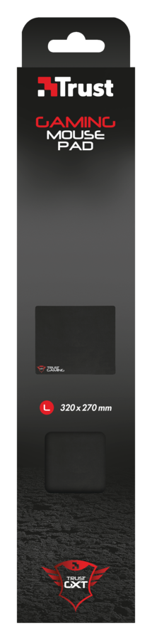 Trust GXT 754 fekete gamer egérpad