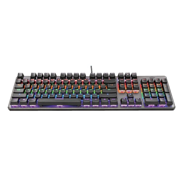 Trust GXT 865 Asta HUN USB fekete mechanikus gamer billentyűzet