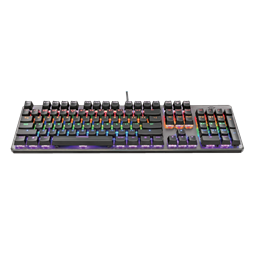 Trust GXT 865 Asta HUN USB fekete mechanikus gamer billentyűzet